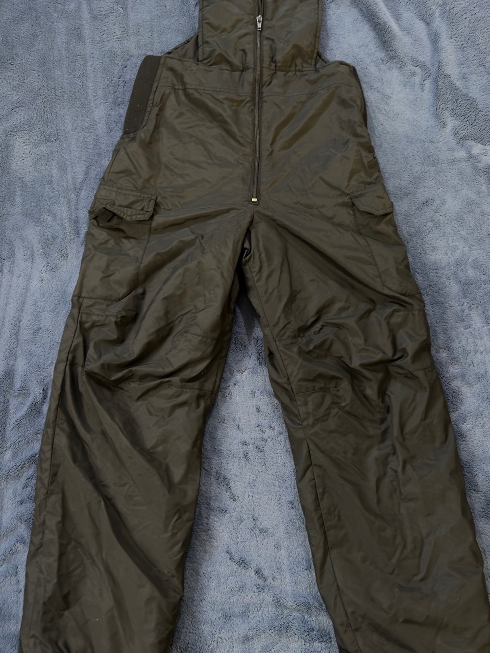 Cherokee Olive Green Cargo Snow Bib Pants